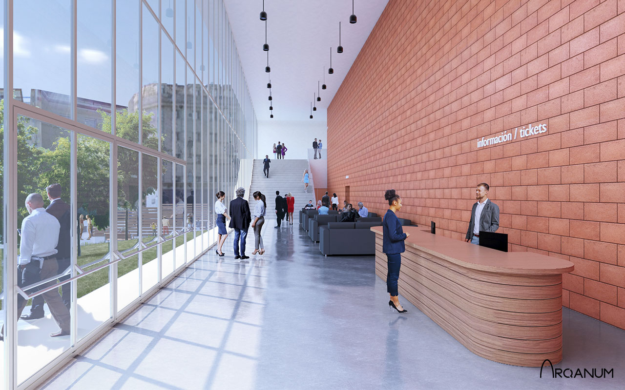 Riveira Auditorium foyer